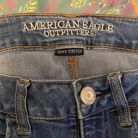 AEO Super Stretch Midrise Skinny Jeans Jeggings - Picture 4 of 4